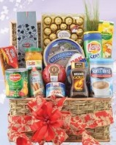 Christmas hampers basket